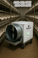 رطوبت‌ساز پروانه‌ای صنعتی | مه‌پاش پربازده برای گلخانه، سالن قارچ و مر